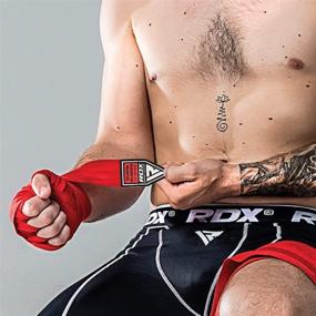 img 1 attached to 💪 Optimal Performance with RDX MMA Thermal Compression Shorts: A Must-Have for Men's Boxing Training, Fitness, Running, and Exercise