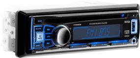 img 4 attached to Улучшите звук в вашем автомобиле с BOSS Audio Systems 742RGB Single-DIN CD MP3 проигрывателем – полный комплект с съемной передней панелью и беспроводным пультом ДУ.