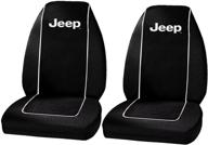 🚙 premium jeep seat covers (set of 2) for ultimate protection and style logo