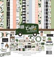 echo park paper company coffee & friends collection kit: premium 12x12-inch scrapbooking paper set logo