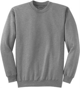 img 1 attached to 👕 Cozy and Versatile Adult Crewneck Sweatshirts: 28 Colors, Sizes S-4XL