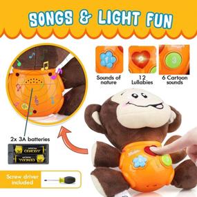 img 2 attached to Insnug Plush Monkey Musical Baby