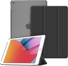 img 4 attached to 📱 High-Quality SlimShell iPad Case (10.2 Inch) with Auto Wake/Sleep - Fintie, Black