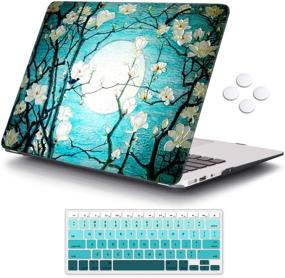 img 4 attached to 🌸 iCasso MacBook Air 13 inch Case (2010-2017 Release, Older Version) - Plastic Pattern Hard Shell Protective Case & Keyboard Cover - Compatible with MacBook Air 13 Inch Model A1369/A1466 - Cherry Blossom