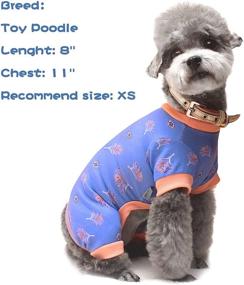 img 1 attached to TONY HOBY Cotton Pet Pajamas: Stylish Dog & Cat Sleepwear for Babies