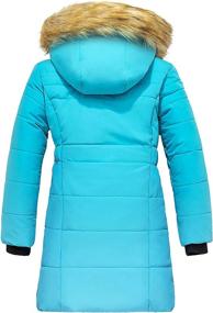 img 3 attached to 🧥 ZSHOW Girls' Long Winter Coat Parka - Water-Resistant, Warm Puffer Jacket