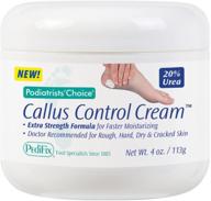 extra strength pedifix podiatrists choice 20% urea callus control foot cream - 4 oz. (113g) logo