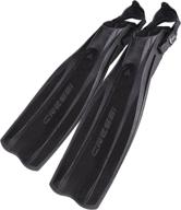 cressi pro light open heel scuba diving fins: lightweight and well-balanced made in italy logo