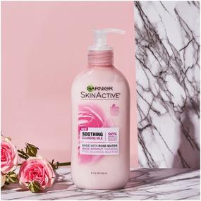 img 1 attached to 🌹 Garnier SkinActive Milk Face Wash with Rose Water | Refreshing & Nourishing | 6.7 Fl Oz | Gentle Cleansing for All Skin Types