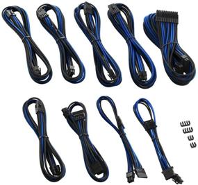 img 3 attached to 🔌 CableMod RT-Series PRO ModMesh Cable Kit for ASUS and Seasonic - BLACK and BLUE [CM-PRTS-FKIT-NKKB-R] - Enhanced for SEO