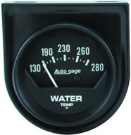 🌡️ accurate and reliable: auto meter 2361 autogage mechanical water temperature gauge logo