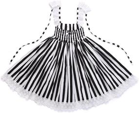 img 3 attached to 👗 Gingham Pockets Toddler Sundress by Flofallzique - Girls' Clothing