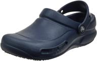 👞 crocs unisex bistro black lightning men's slip-resistant shoes logo