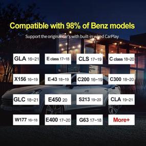 img 1 attached to CarlinKit 3.0: Wireless CarPlay Adapter for Mercedes-Benz 2017-2021 Cars with Apple CarPlay - Convert Wired to Wireless!