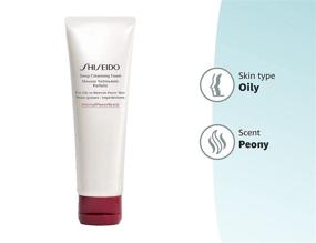 img 1 attached to Shiseido Deep Cleansing Foam: Women's Cleanser for Deep Cleaning - Peony, 4.4 Ounce