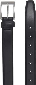 img 2 attached to 👔 Stylish and Versatile: Amazon Essentials Classic Black Men's Dress Belts - Must-Have Accessories!