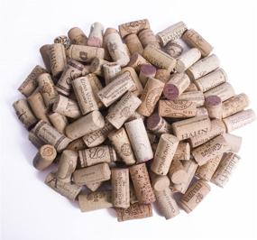 img 2 attached to 🍾 Upcycle Craft Ideas Soar with Assorted Used Wine Corks - 100 Count