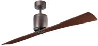 🔔 kichler ferron 60-inch ceiling fan in oil brushed bronze with matching blades логотип