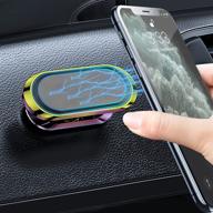 enhanced universal magnetic phone mount for car with powerful 8x magnets – 360° rotation dashboard magnetic car mount for iphone, samsung, lg & all phones, vibrant color options logo