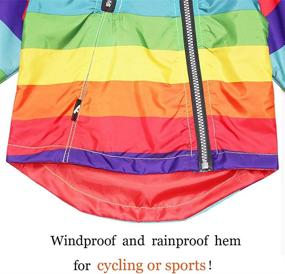 img 1 attached to Little Cartoon Dinosaur Windproof Outerwear Boys' Clothing for Jackets & Coats