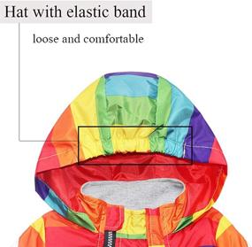 img 2 attached to Little Cartoon Dinosaur Windproof Outerwear Boys' Clothing for Jackets & Coats