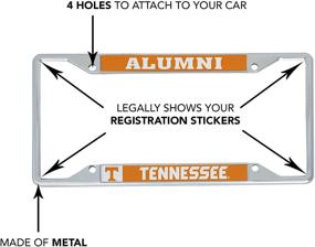 img 1 attached to 🍊 Покажите свою гордость UT Vols с официально лицензированным металлическим номерным знаком для выпускников.