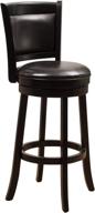 🪑 premium mallik reconstituted leather swivel armless barstool - espresso finish by christopher knight home logo