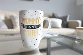 img 3 attached to ☕️ Pearhead Mommy Needs Coffee Ceramic Mug: Your Perfect Morning Companion!