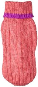 img 3 attached to Ethical Fashion Pet Classic Sweater: Xxx-Small Pink - Chic & Humane Wardrobe Essential