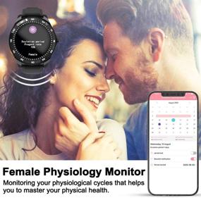 img 1 attached to Physiology KINGXBAR Waterproof Smartwatch Ultra Long