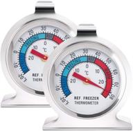 🌡️ classic series large dial thermometer for freezers and refrigerators (2 pack, wellbridal) logo