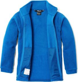 img 3 attached to TSLA Lightweight Thermal Active Fleece Boys' Clothing ~ Jackets & Coats