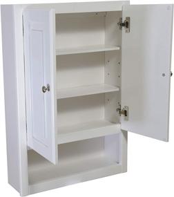 img 3 attached to Concord Bathroom Wall Cabinet with 2 Doors, 1 Shelf - White, 21 x 30 Dimensions