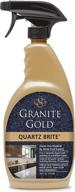 granite gold streak-free cleaner - deep cleans and polishes surfaces (silestone, lg, and more) - made in usa - 24 fl oz (1 pack) logo