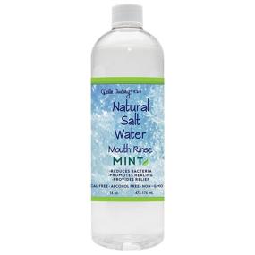 img 3 attached to 🌊 Dale Audrey Pink Himalayan Salt Water Rinse: Natural Mouthwash for Bleeding Gums & Healthy Gums – Mint 16 oz.