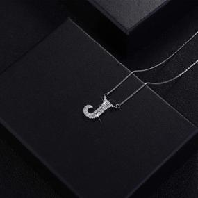 img 2 attached to Finrezio Stainless Necklace Zirconia Girlfriend