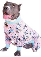 🐾 tooth & honey big dog pajamas: stylish slim fit lightweight pullover pajamas offering full coverage логотип