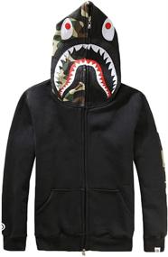 img 4 attached to Hoodie Sweatshirts Hip Hop Jacket Teenagers Boys' Clothing