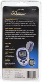 img 1 attached to Omron HJ-112 Digital Pocket Pedometer: Track Your Steps on the Go!