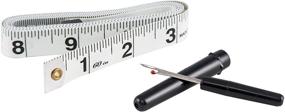 img 4 attached to Эффективный инструмент для шитья: набор "SINGER 00106 Съемщик для швов и лента-измеритель