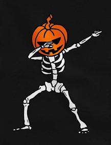 img 3 attached to Lantern Dabbing Pumpkin Halloween Skeleton