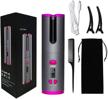 curling iron straightener rechargeable temperature logo