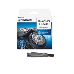 img 4 attached to 🔪 Norelco SH50/52 Replacement Blades with Shaver Aid Cleaning Brush - Bundle: Optimal Maintenance for Series AquaTouch and 5000 Shavers