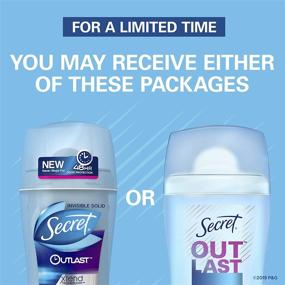 img 2 attached to 🌸 Secret Outlast Completely Clean Antiperspirant Deodorant, Invisible Solid - Pack of 2, 2.6 Oz / 73g
