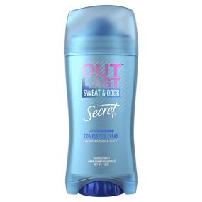 img 3 attached to 🌸 Secret Outlast Completely Clean Antiperspirant Deodorant, Invisible Solid - Pack of 2, 2.6 Oz / 73g