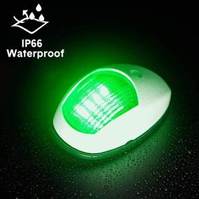 img 2 attached to 🚤 Obcursco LED Boat Navigation Lights - Enhanced Marine Bow Light for Pontoon, Skeeter, Power Boat, and Skiff (White)