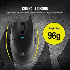 img 1 attached to 🖱️ Corsair Katar Pro Wireless Gaming Mouse - Lightweight FPS/MOBA Mouse with Slipstream Technology, Compact Symmetric Shape, 10,000 DPI - Black