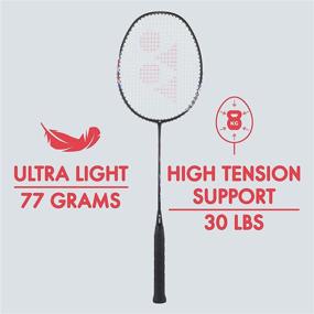 img 3 attached to YONEX Graphite Badminton Racquet Tension