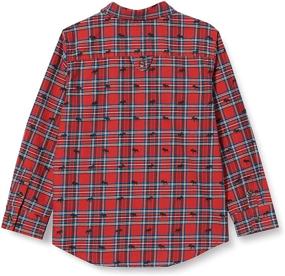 img 2 attached to 👕 Boys' Long Sleeve Button Down Shirt from Hatley