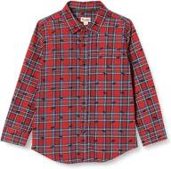 👕 boys' long sleeve button down shirt from hatley logo